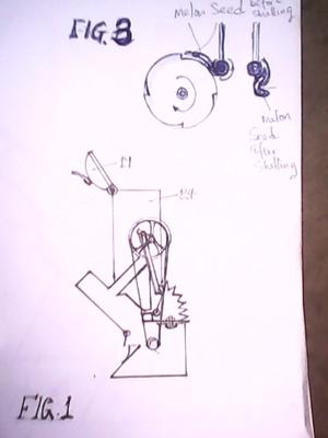 Melon Seed Shelling Machine Sketch