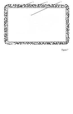  top view diagram illustrating the bottom side of the elastic cover fitted to a pad